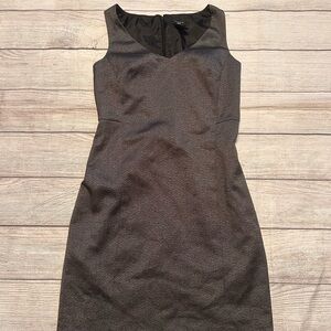 Ann Taylor Charcoal Sleeveless Mini Dress